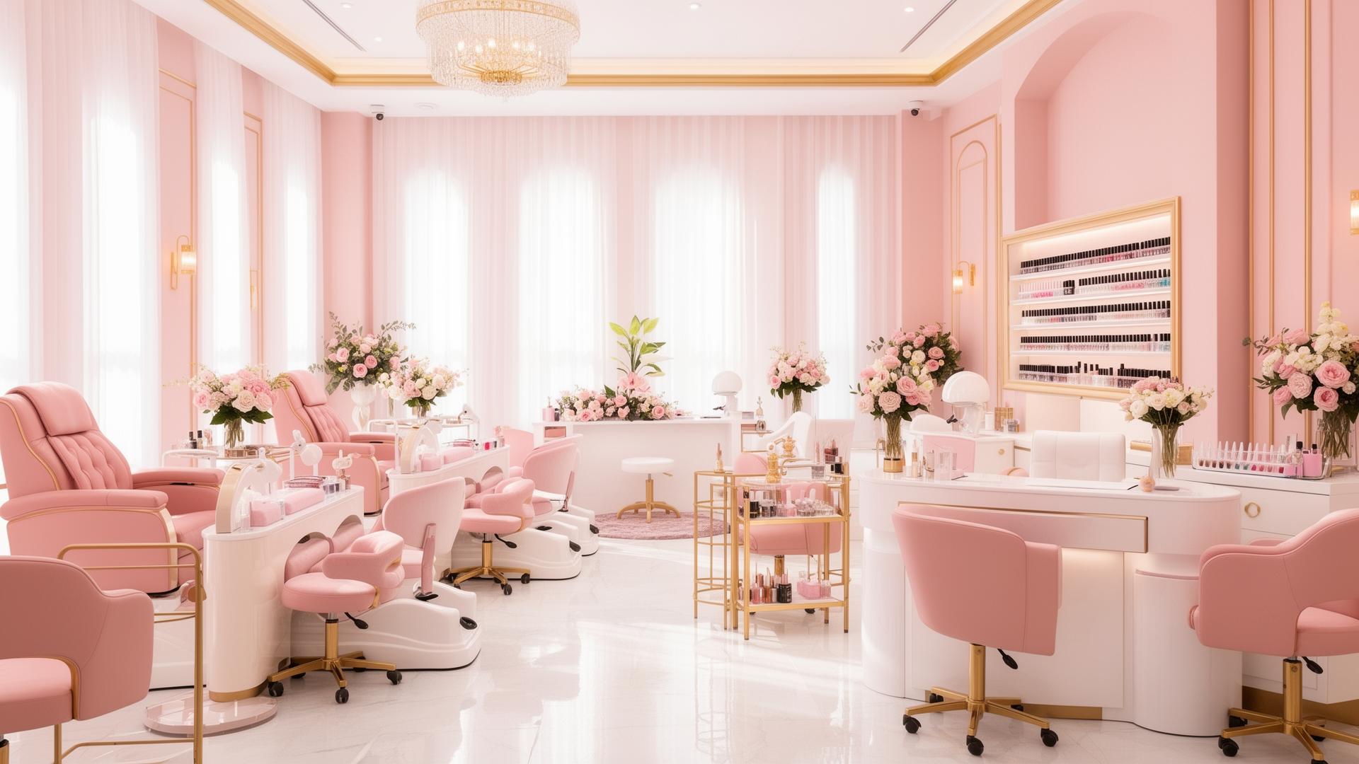 La Vita Nails & Lashes luxury salon interior